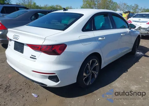 2022 Audi A3 Premium 40 Tfsi Quattro S Tronic z USA, uszkodzony, nr VIN WAUGUDGY7NA100357